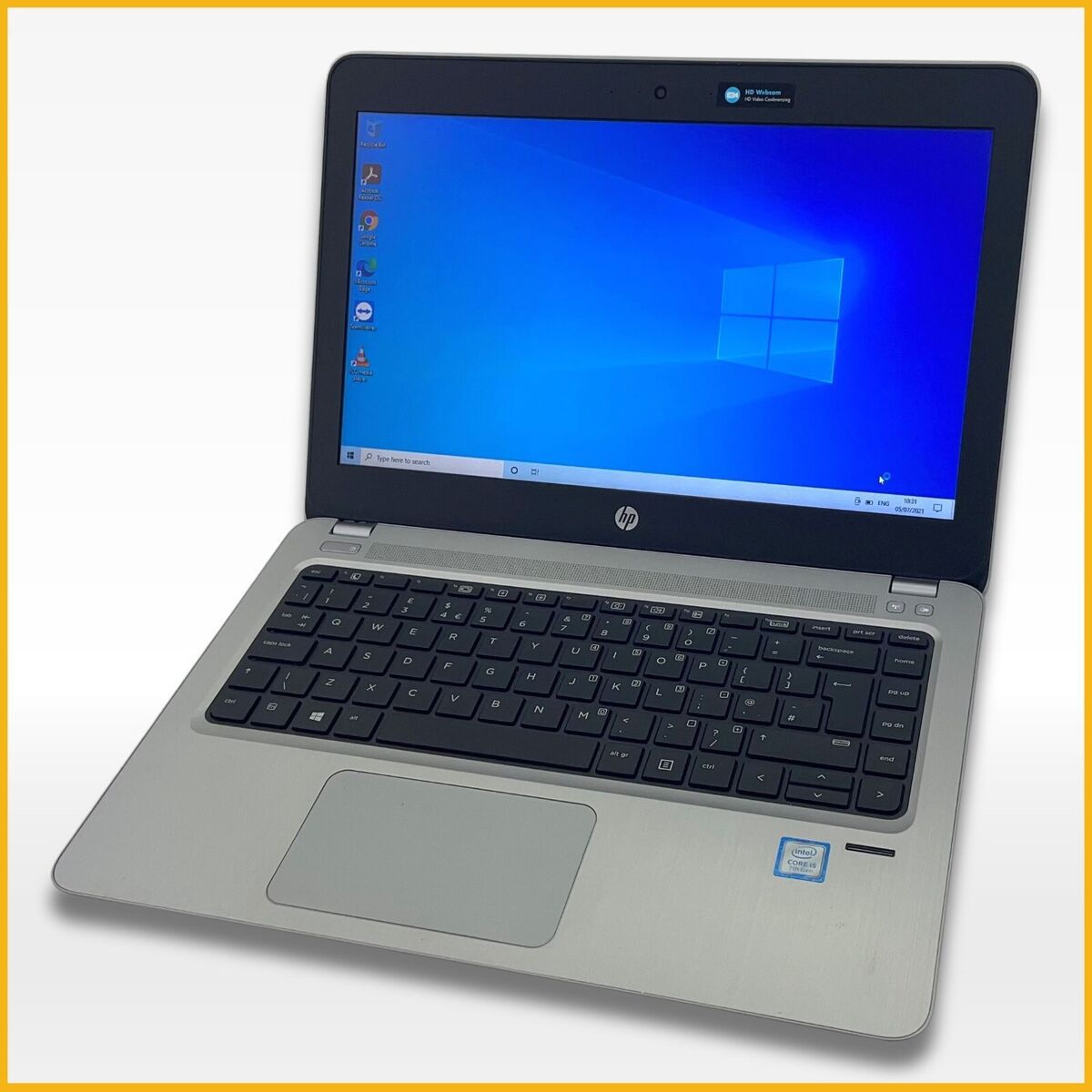 HP ProBook 430 G4 Intel Core i5-7200U 2,50 GHz, RAM 16Go 512GoSSD, 14pouces, webcam + Windows 11 AZE